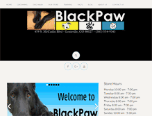 Tablet Screenshot of blackpaw.com